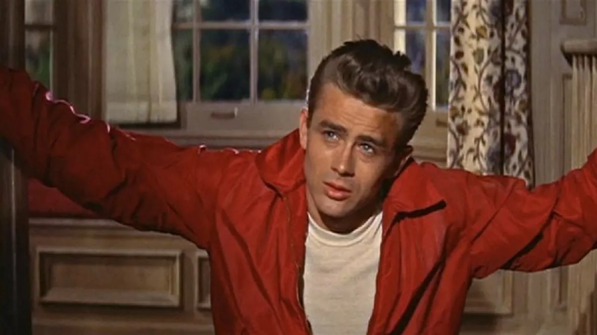 James Dean en Rebelde sin causa, peliculas malditas