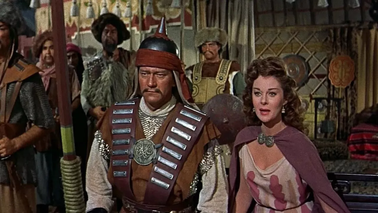 John Wayne como Genghis Khan