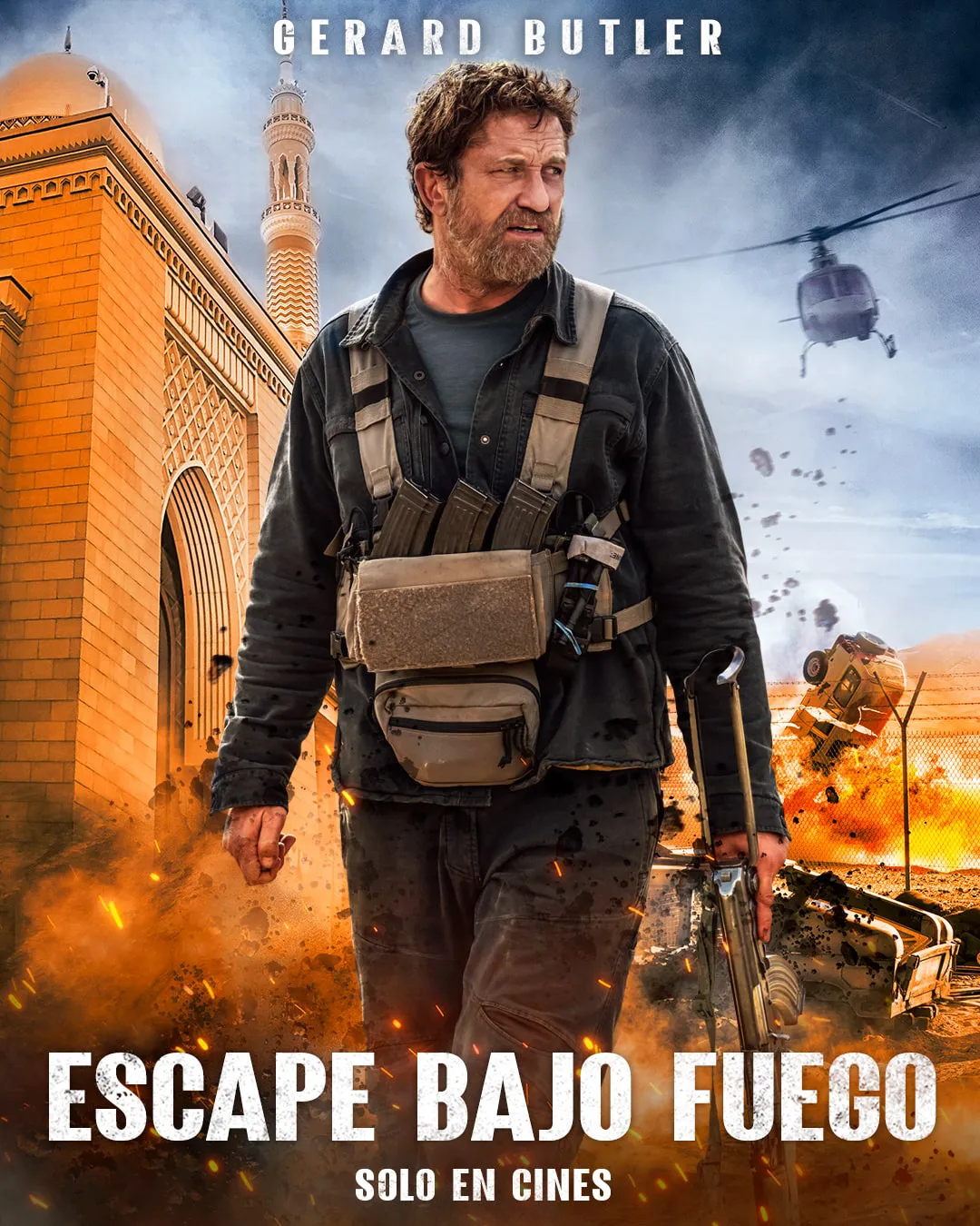 Poster Escape bajo fuego