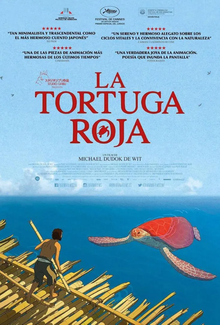 La Tortuga Roja Póster Estrenos