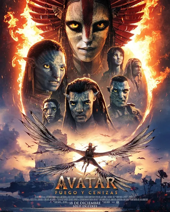 NUEVO TRÁILER "AVATAR: FUEGO Y CENIZAS"