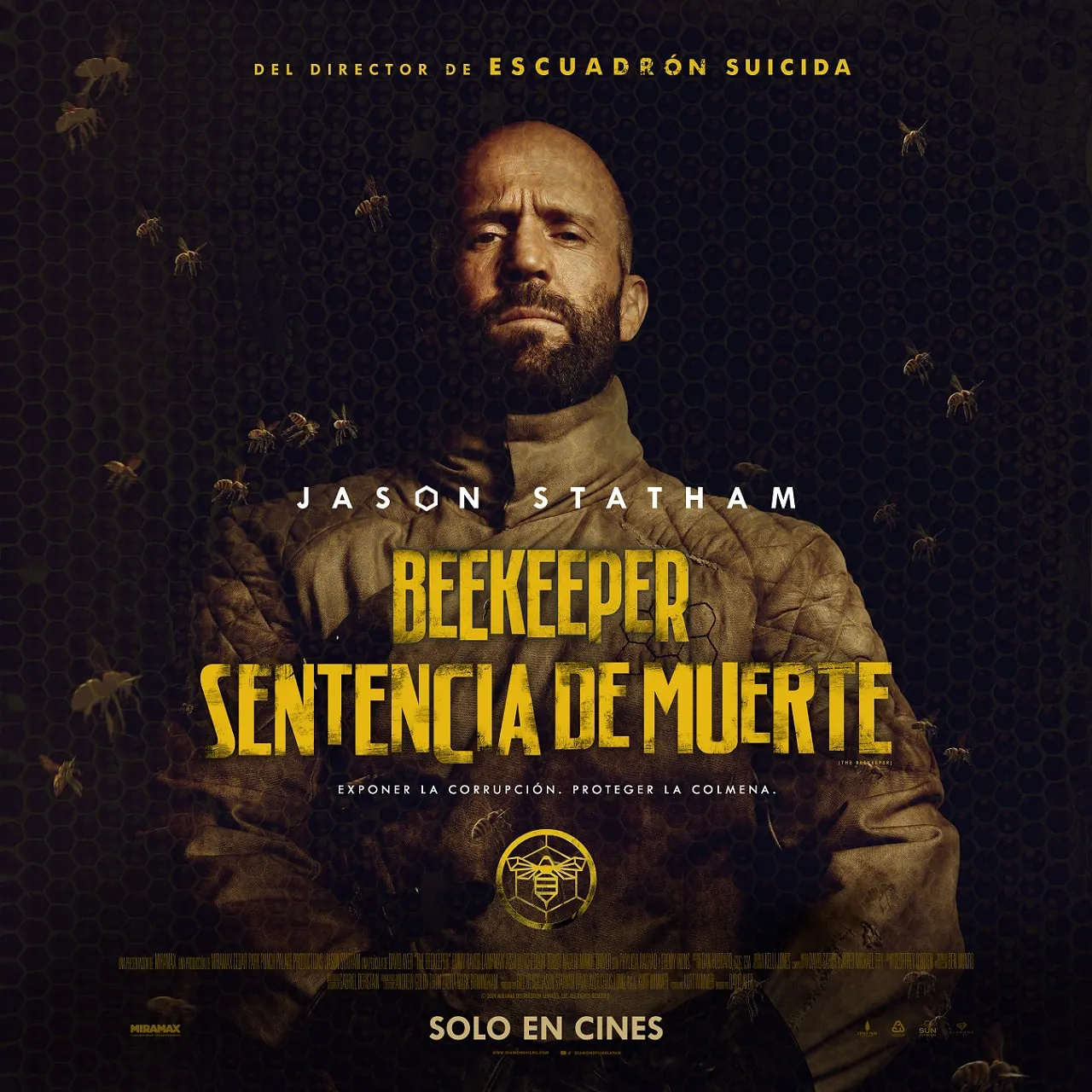 Beekeeper Sentencia de Muerte Jason Statham poster