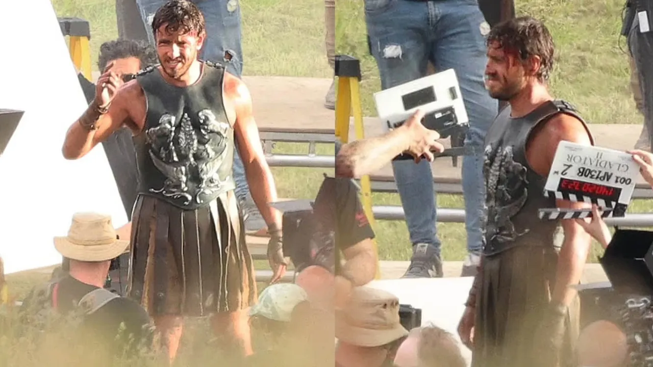 Imagenes de Paul Mescal en Gladiador 2