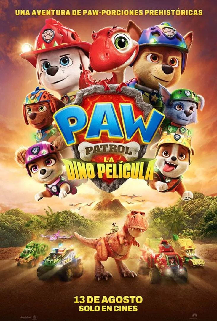 PAW Patrol_ La Dino Película Póster Estreno