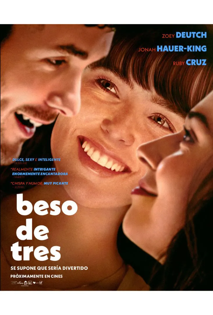 Beso de Tres Póster Estreno