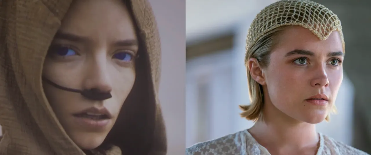 Duna: Parte dos película Florence Pugh y Anya Taylor-Joy