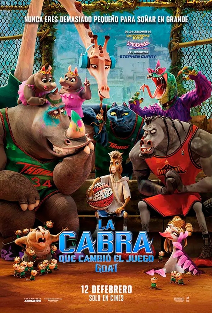 La Cabra que Cambió el Juego GOAT Poster Estreno