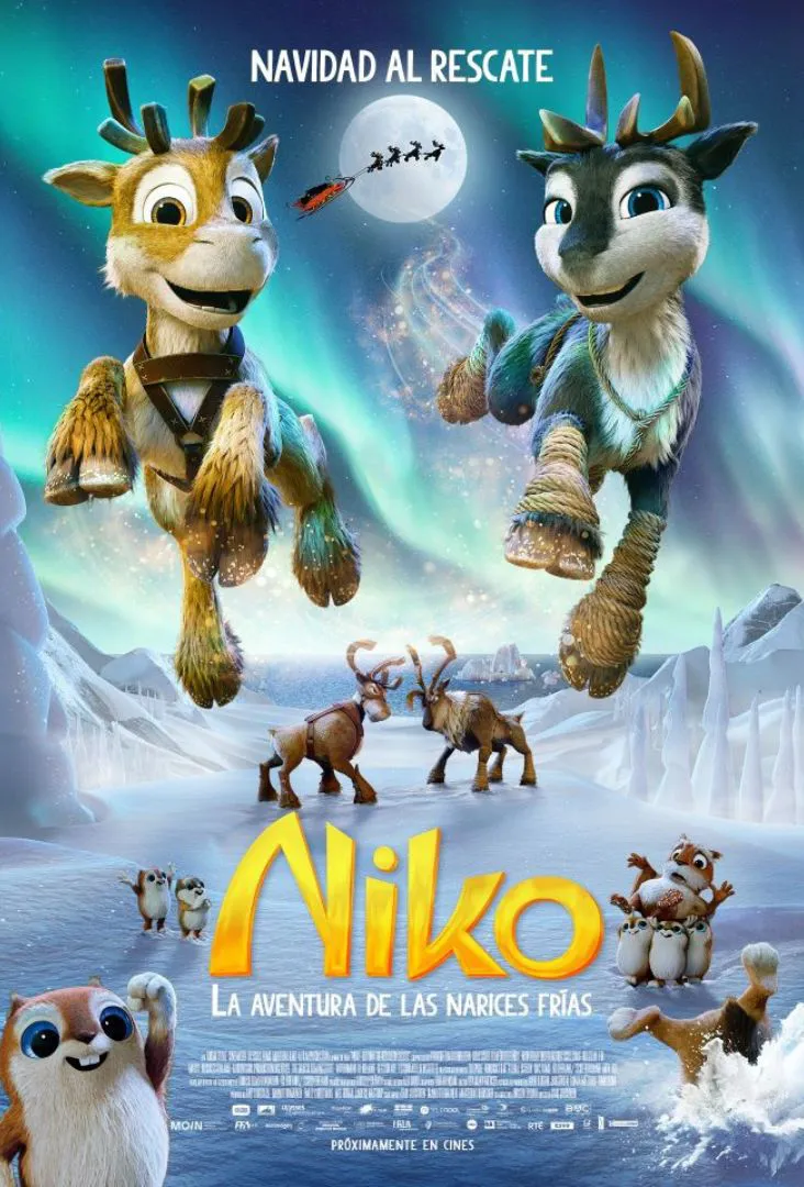 Niko La aventura de las narices frías Póster Estreno