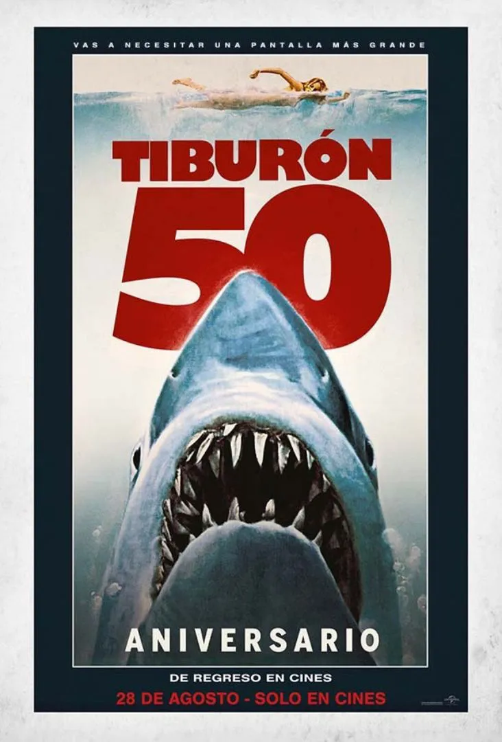Tiburón Poster Reestreno