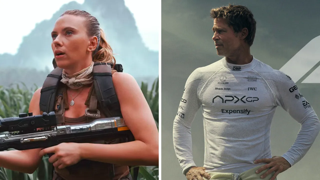 Recaudación taquilla de F1 La Película y Jurassic World Renace