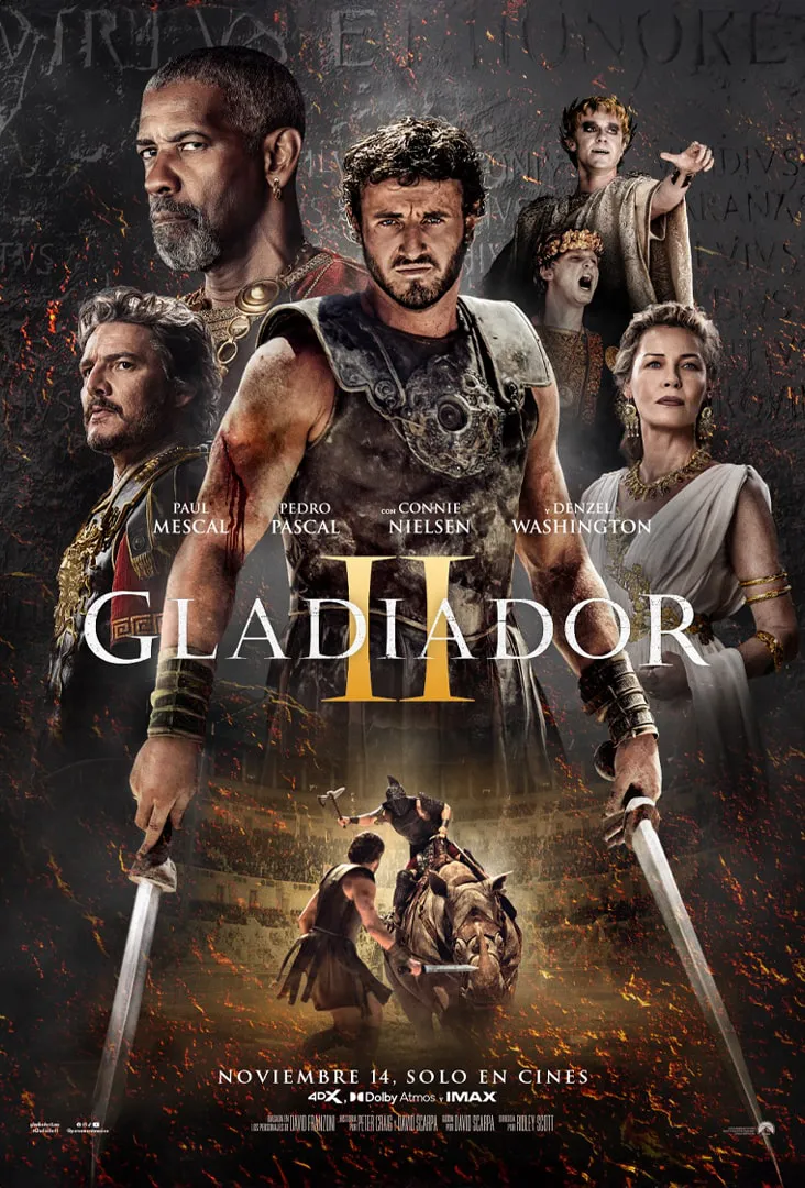 Gladiador 2 Póster Estreno