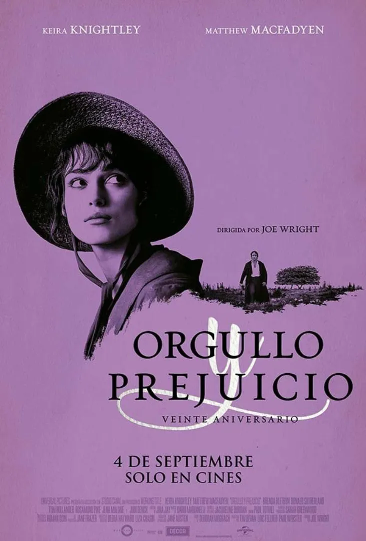 Orgullo y Prejuicio Póster Reestrenos