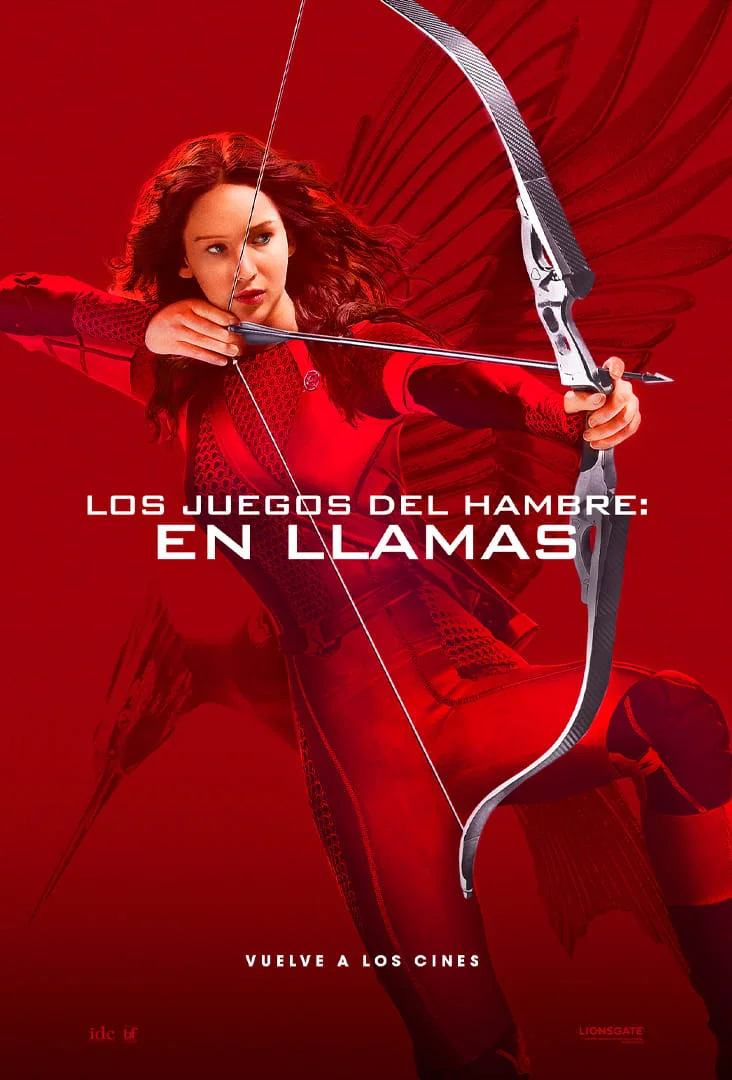 Los Juegos del Hambre En Llamas Poster Estreno Chile