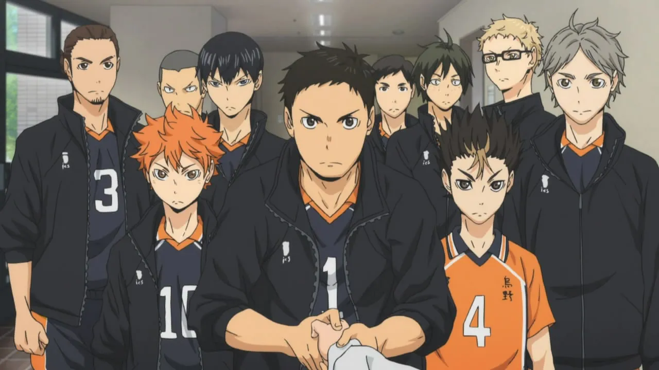 Protagonistas de Haikyuu