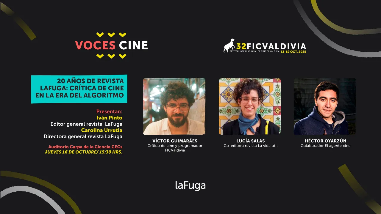 Vuelve VOCES CINE: el espacio de conversación y pensamiento del FICValdivia