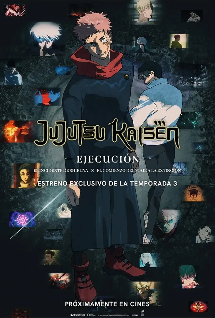 Jujutsu Kaisen Ejecución Poster Estreno