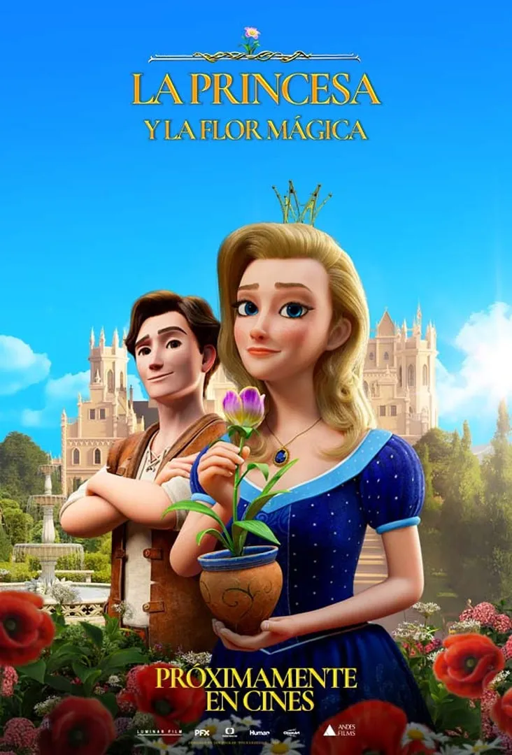 La Princesa y la Flor Mágica Poster Estreno