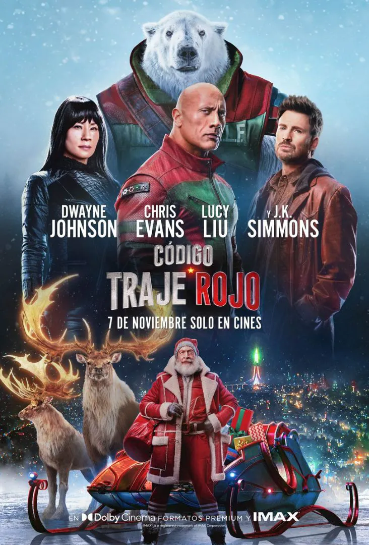 Código Traje Rojo Póster Estreno