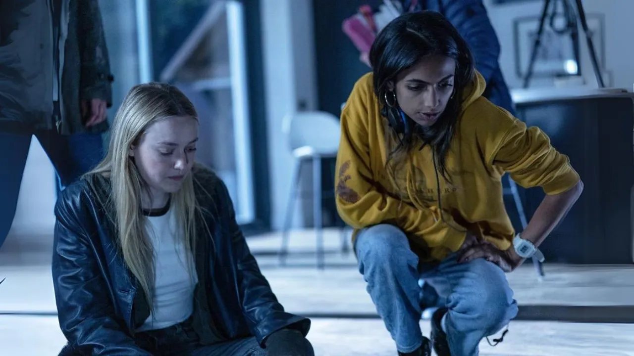 Detrás de cámara de Observados Dakota Fanning