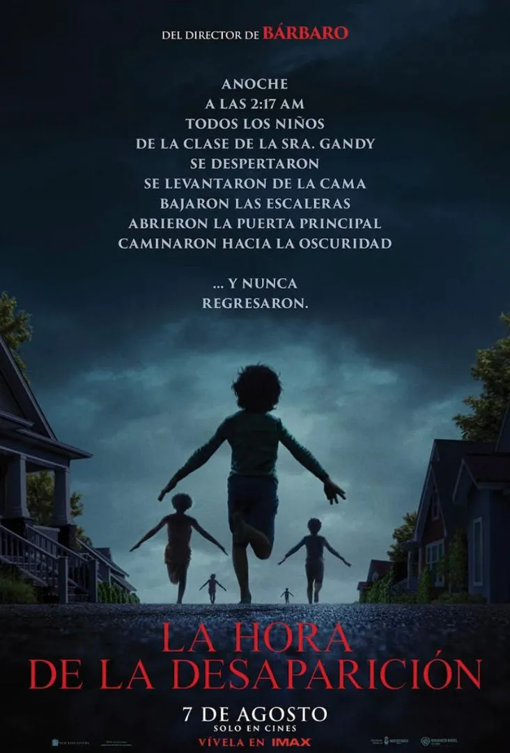 La hora de la desaparición Póster Estreno