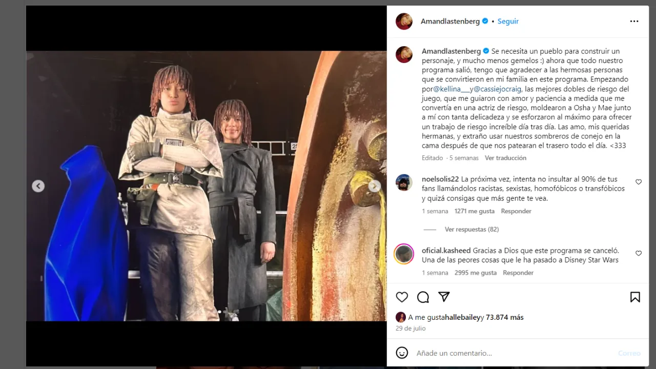 Críticas de Amandla Stenberg en The Acolyte