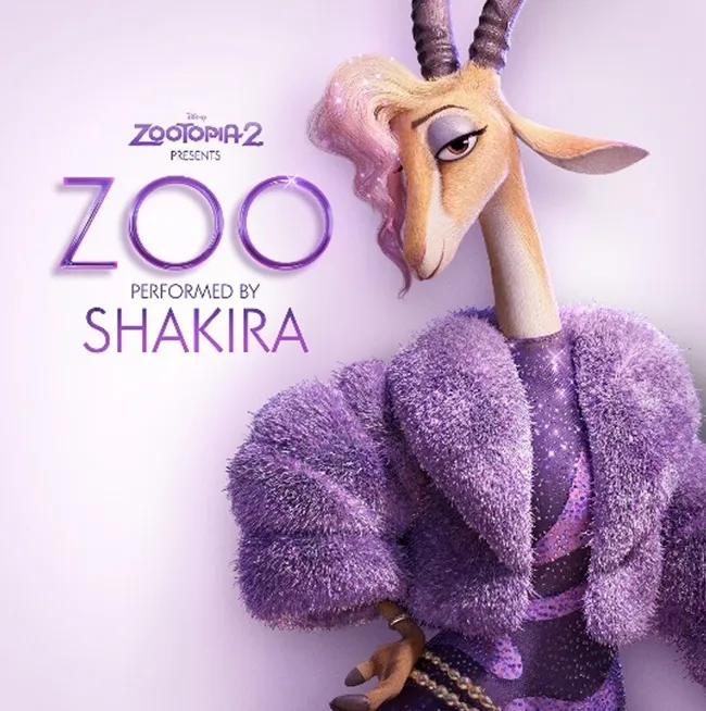 Shakira une fuerzas con Ed Sheeran para “Zoo”, la nueva canción de Zootopia 2