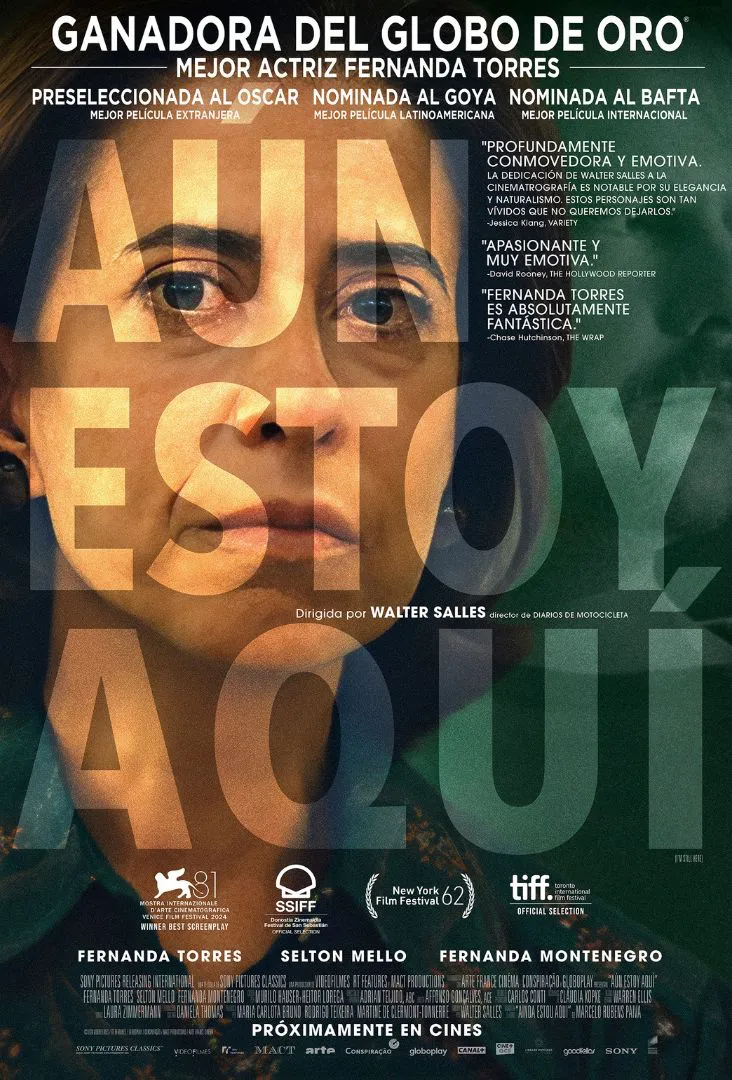 Aún estoy Aquí Póster Estreno