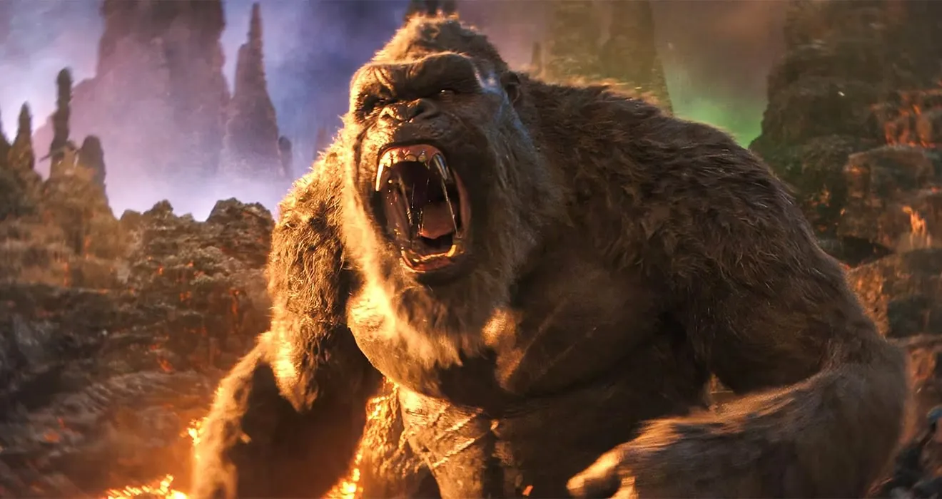 Kong en Godzilla y Kong El Nuevo Imperio de Warner