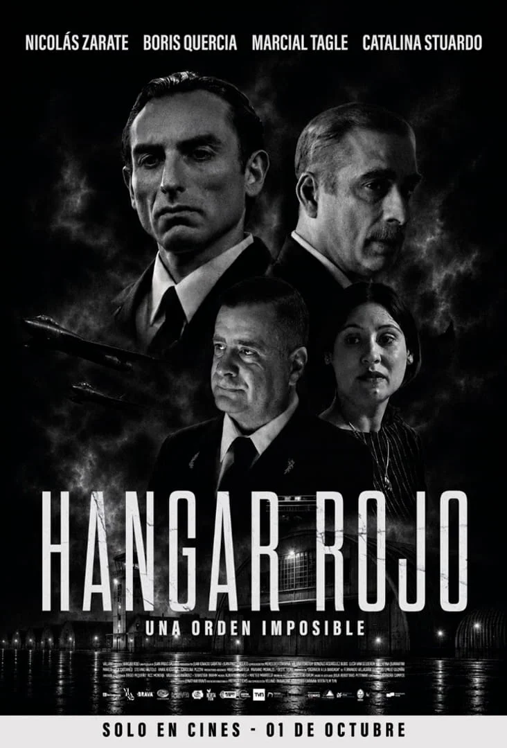 Hangar Rojo Poster Estreno Chile