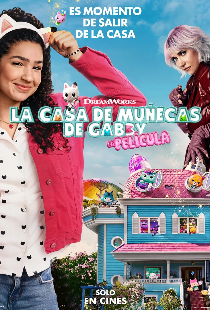La Casa de Muñecas de Gabby Póster Estreno