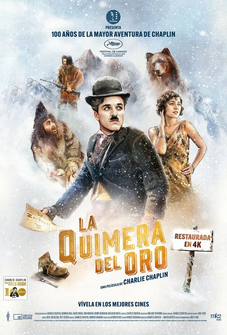 La Quimera de Oro Póster Reestreno