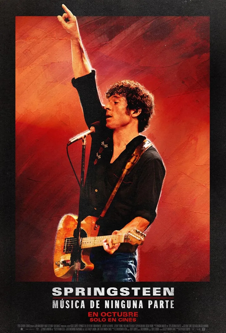 Springsteen Música de ninguna parte Poster Estreno