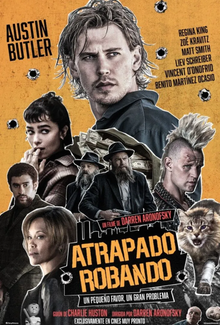 Atrapado robando Póster Estrenos