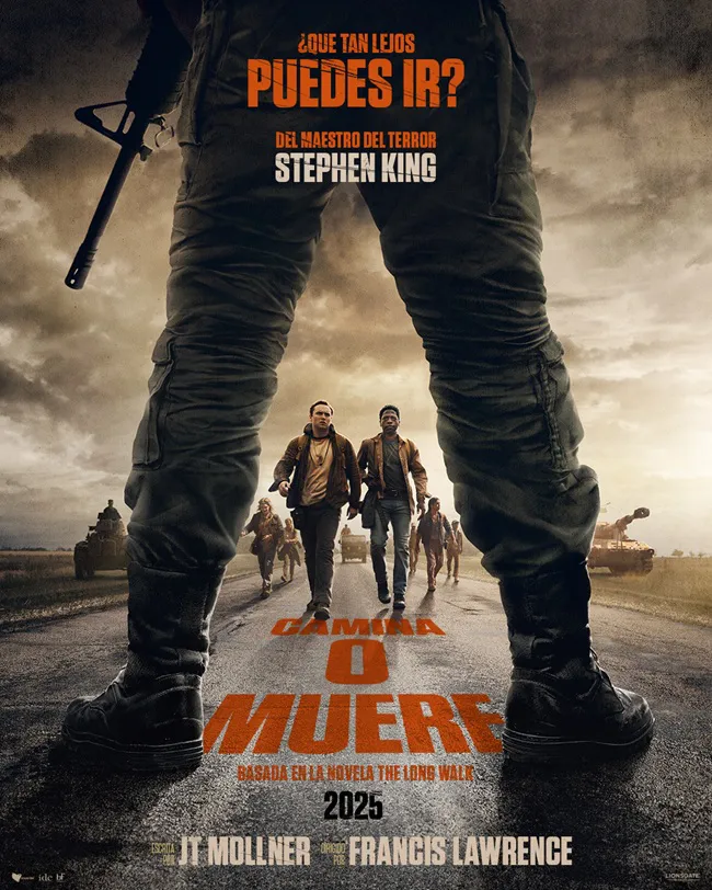 "Camina o muere": la primera y letal distopía de Stephen King llega al cine Camina o muere la primera y letal distopía de Stephen King llega al cine