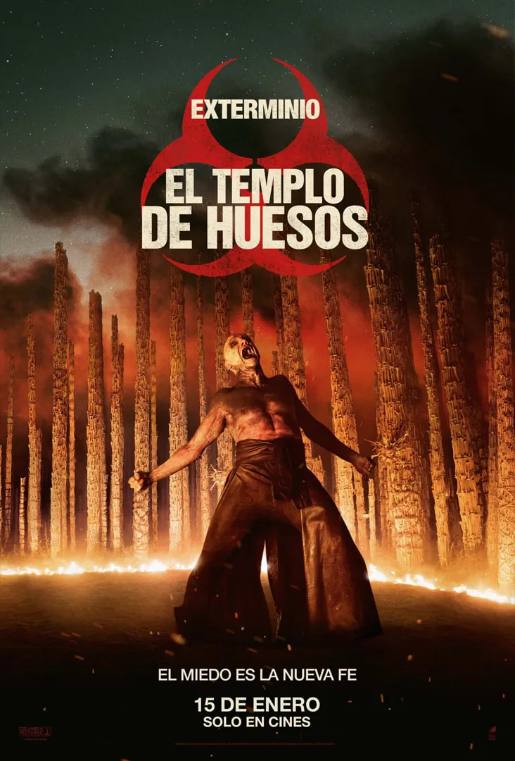 Exterminio Templo de Huesos Poster estreno
