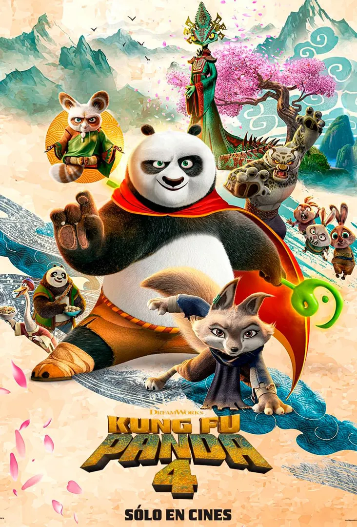 Kung Fu Panda 4 Póster Estreno Chile