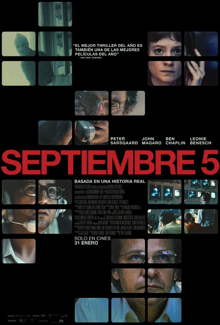 Septiembre 5 Póster Estreno
