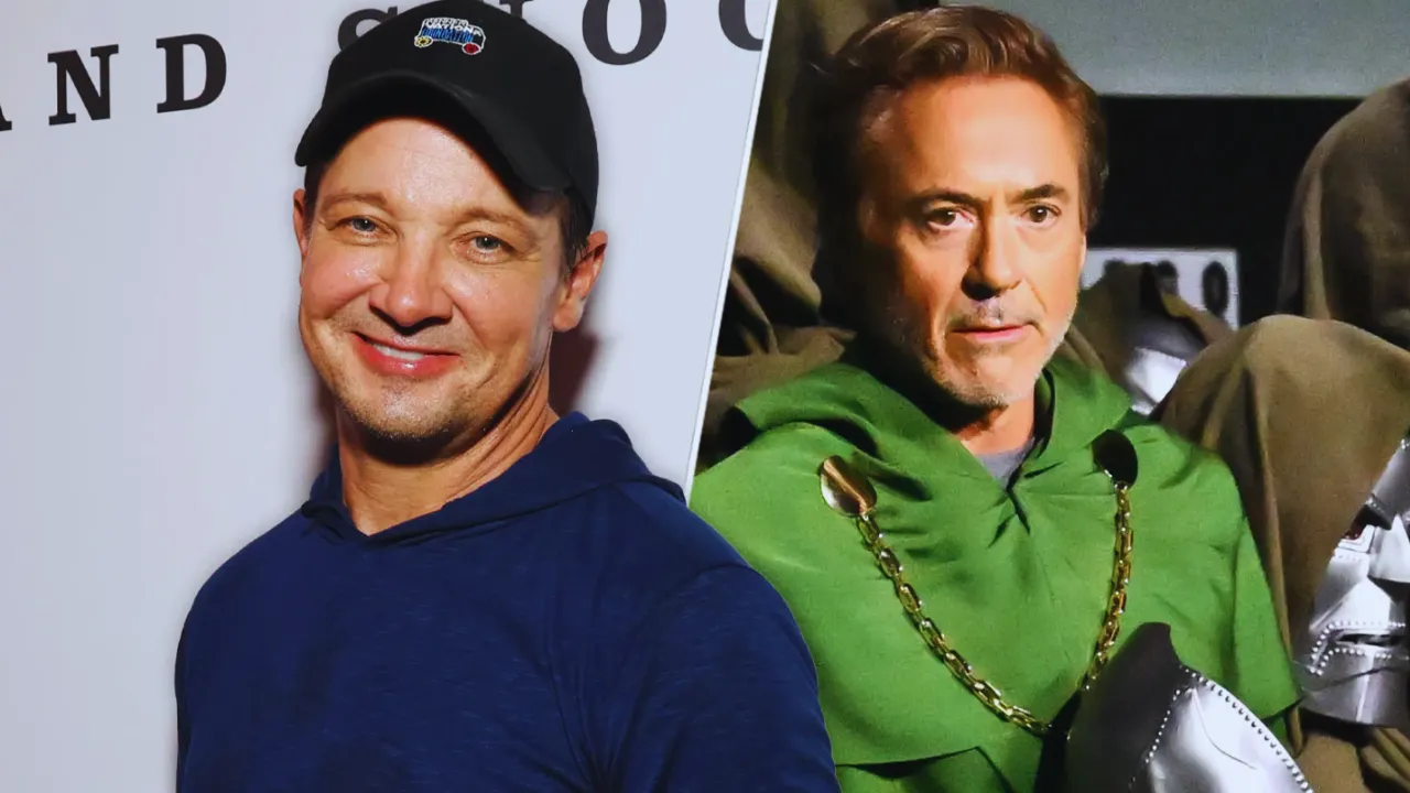  Jeremy Renner y Robert Downey Jr. MCU