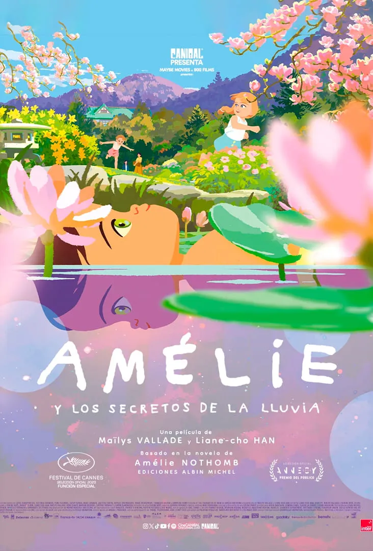 Amelie y Los Secretos de la Lluvia Poster Estreno
