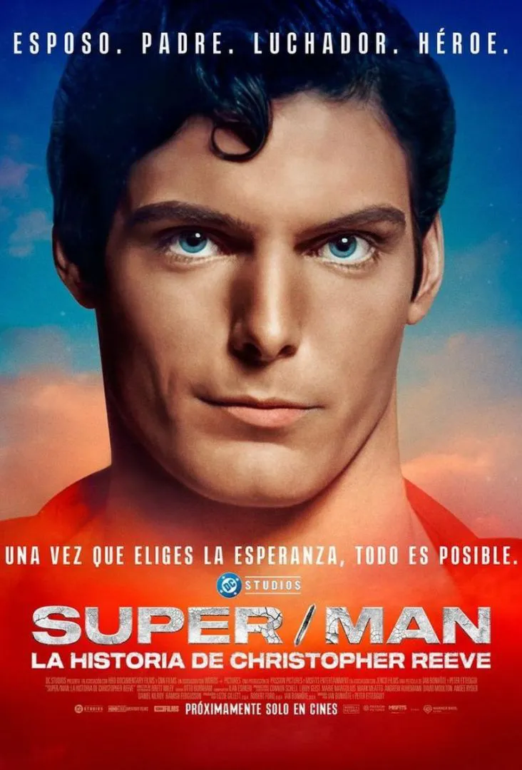 SuperMan La historia de Christopher Reeve Póster Estreno