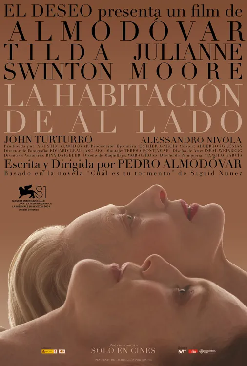 La habitación de al lado nueva película de Pedro Almodóvar La habitación de al lado nueva película de Pedro Almodóvar
