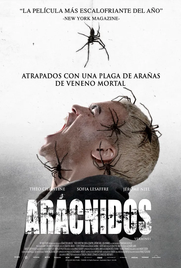 Póster Arácnidos estreno Chile