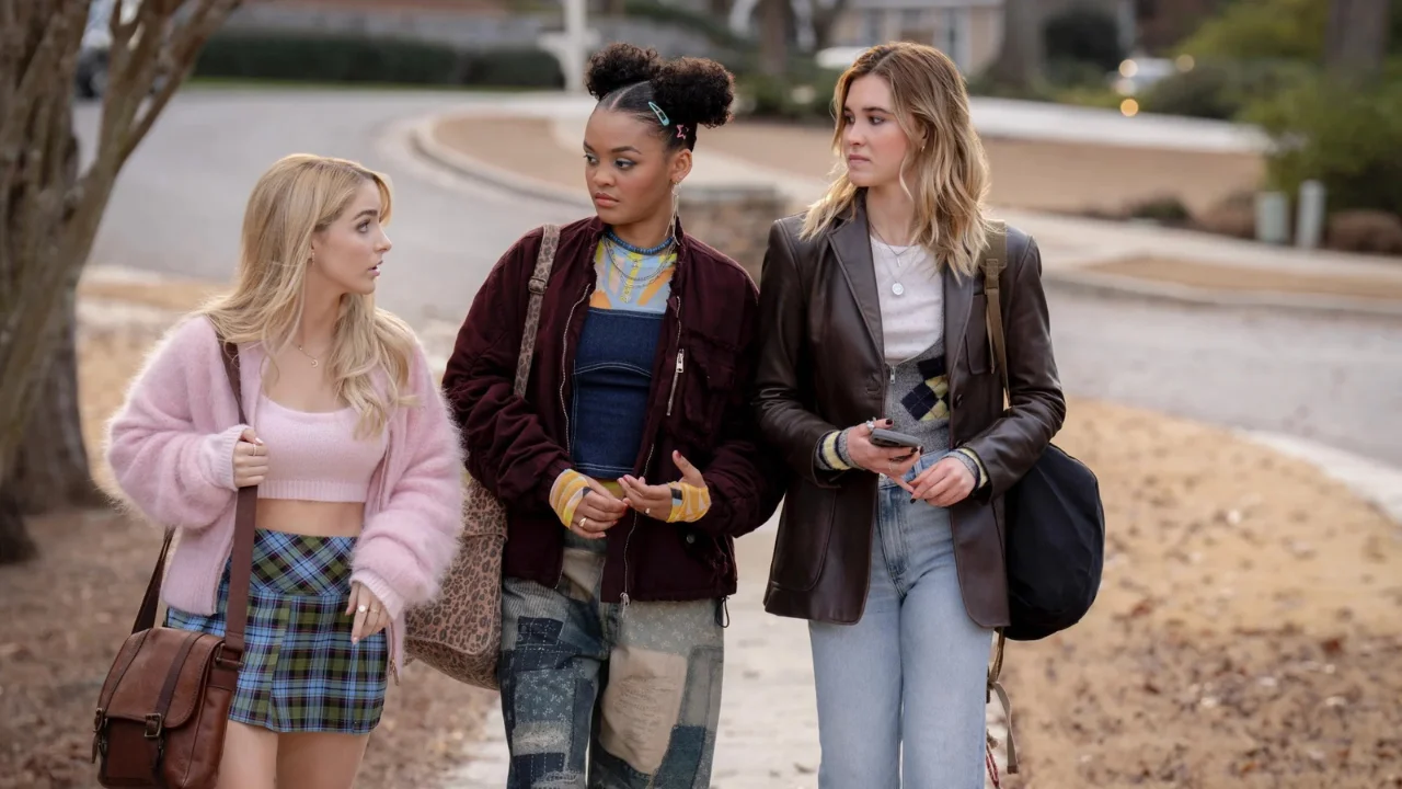Mckenna Grace, Celeste O'connor e Isabel May en Scream 7