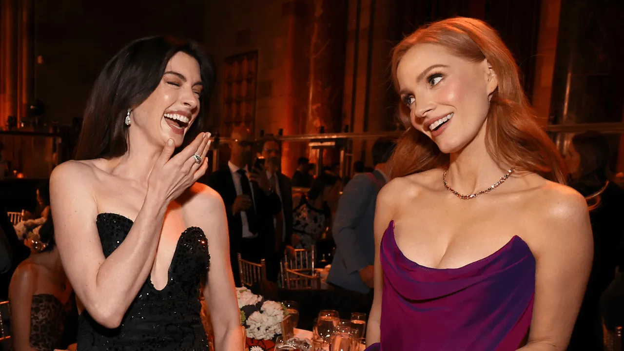 Anne Hathaway y Jessica Chastain
