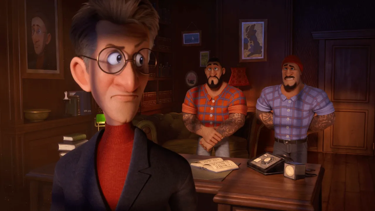 Imagen de los villanos en Un gato con suerte