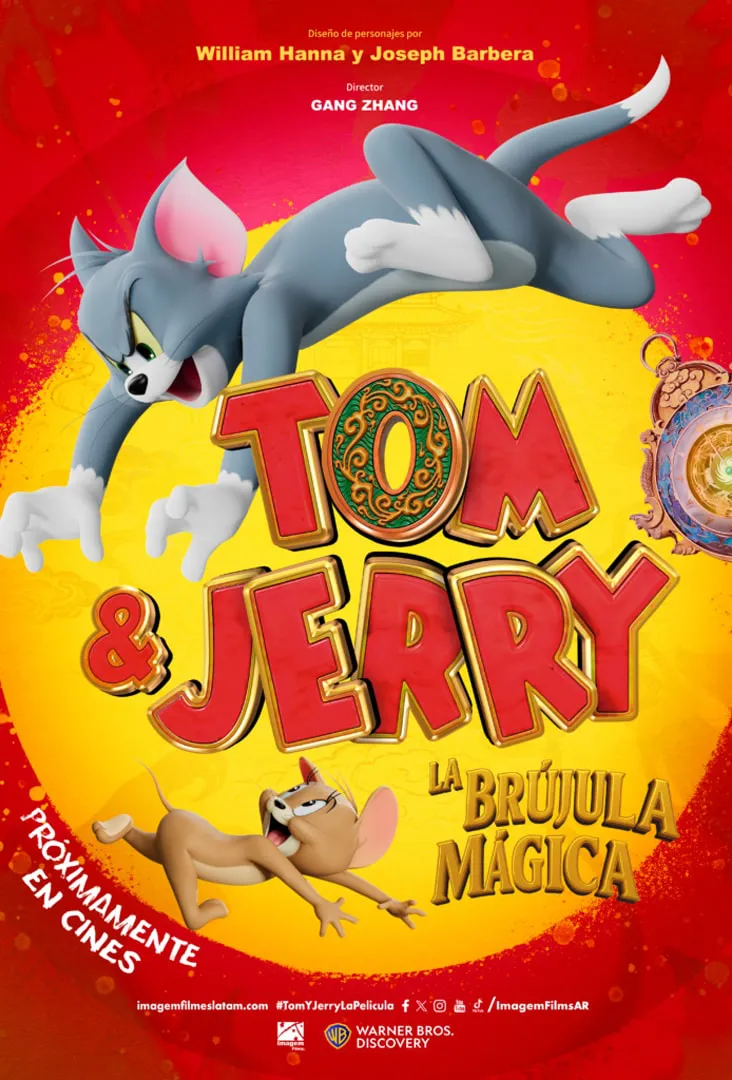 Tom y Jerry La Brújula Mágica Poster estreno