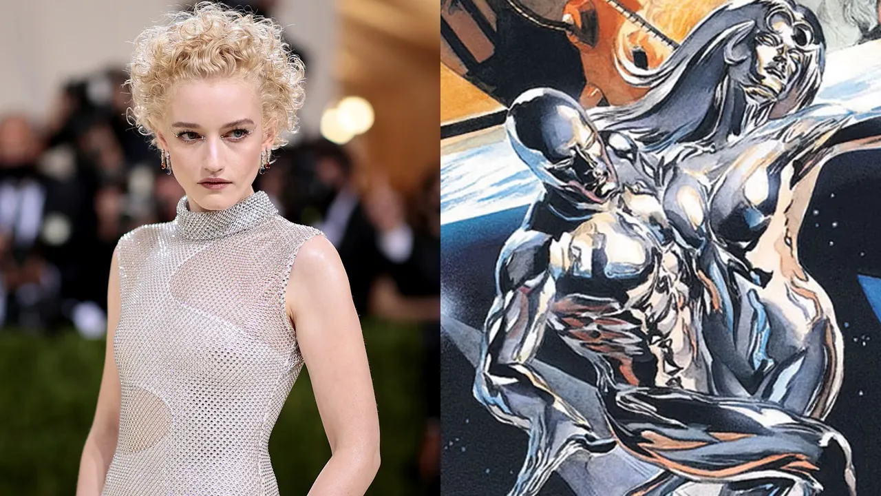Julia Garner como Silver Surfer en Los Cuatro Fantásticos