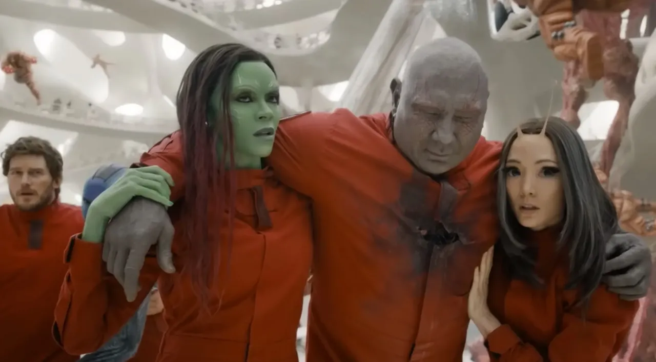 Zoe Saldaña Guradianes de la Galaxia Marvel