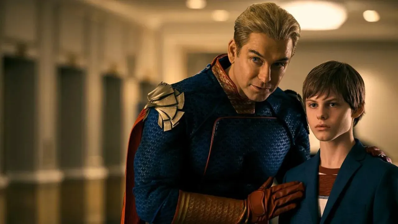Homelander y su hijo, Ryan