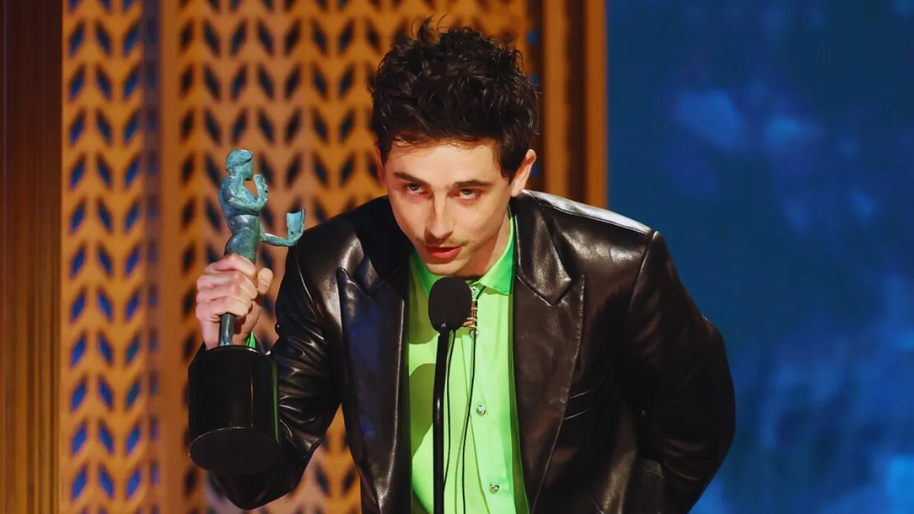 Timothée Chalamet ganador SAG 2025